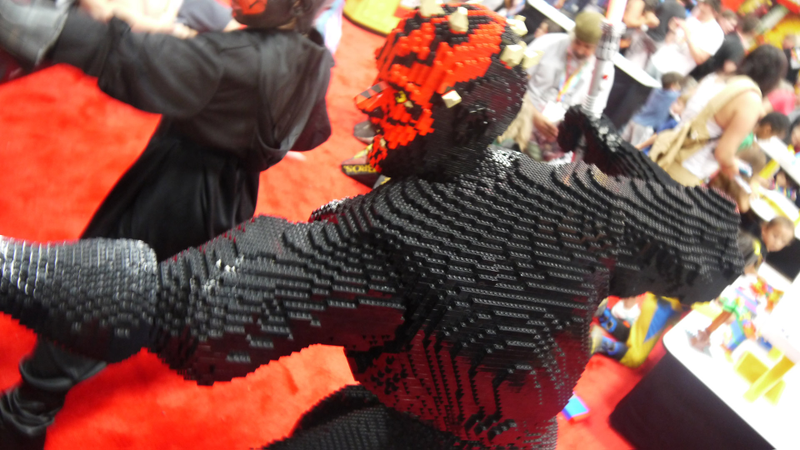 Illustration for article titled The Giant LEGO Creations of Comic-Con